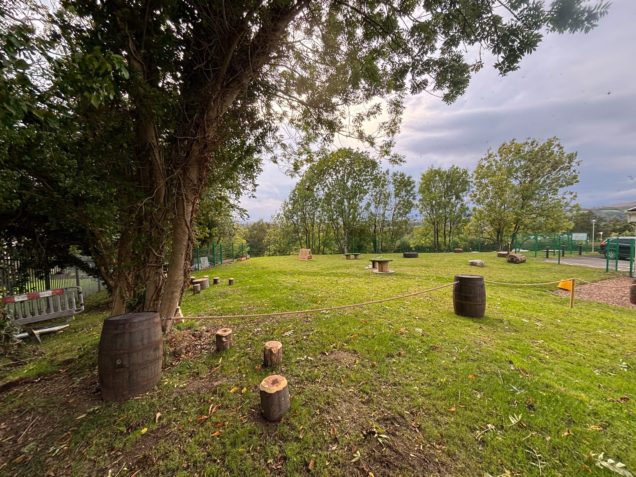 Outdoor play area